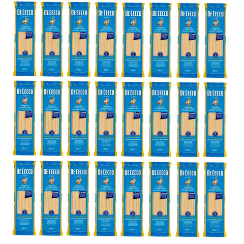De Cecco Nudeln & Pasta De Cecco Pasta De Cecco 100% Linguine Grandi n°407 Nudeln 24x 500g italienisch Original 8001250012159