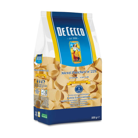 DE CECCO Pasta DE CECCO Mezzi Paccheri Nr.225 Original italienisch 8001250122254