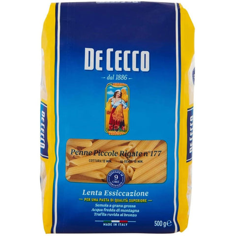 De Cecco Pasta De Cecco Pasta De Cecco 100% Italienisch Penne Piccole Rigate n. 177 Nudeln 500 g 10x italienisch Original 8001250121776
