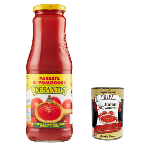 Desantis Passata di pomodoro, Tomatenpaste Tomaten sauce 100% 12x680g Original italienisch