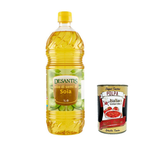 De santis Saucen & Marinaden De santis Desantis Olio Di Semi Di Soia Sojaöl 1 L 12x italienisch Original + kostenlos polkpa 400 g 8009113031316