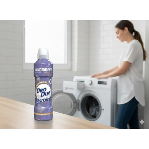 Deo Due Flüssiger Weichspüler Deo Due Ammorbidente Dream Weichspüler mit Bio Süßmandelöl 1 Liter 3x italienisch Original