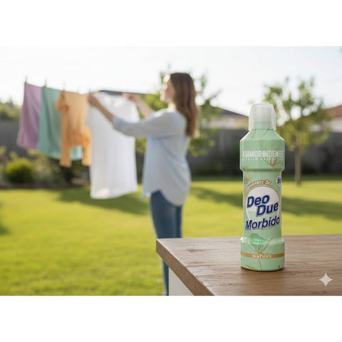 Deo Due Flüssiger Weichspüler Deo Due Ammorbidente Nature Weichspüler mit Bio Süßmandelöl 1 Liter 3x italienisch Original