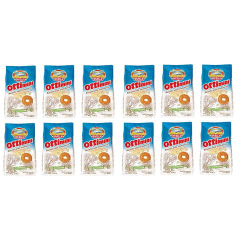 Divella Ottimini Biscotti alle Mandorle Shortbread Kekse mit gehackten Mandeln 350 g biscuits cookies italienische Kekse italienisch Original