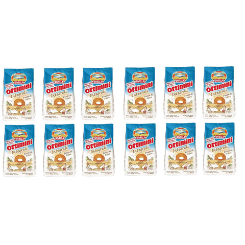 Divella Ottimini Integrali Vollkornkekse 400g Biscuits Cookies italienische Kekse 12x Original italienisch