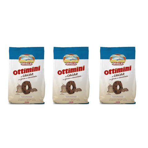 Divella ottimini kakao cocoa kuchen brioche 400 g 3x italienisch Original Gebäck