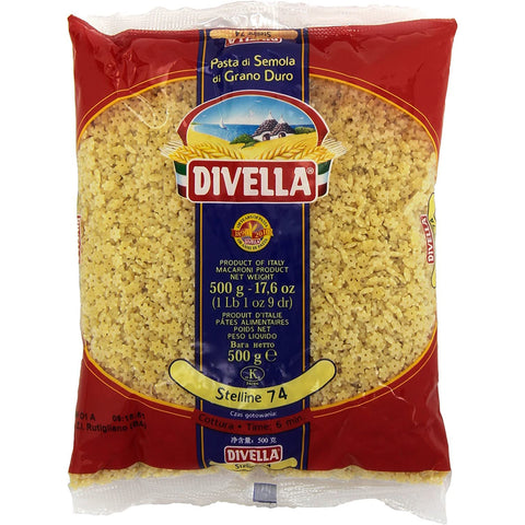 Divella Pasta Divella 100% Italienisch N° 74 Stelline 500 g 5x italienisch Original
