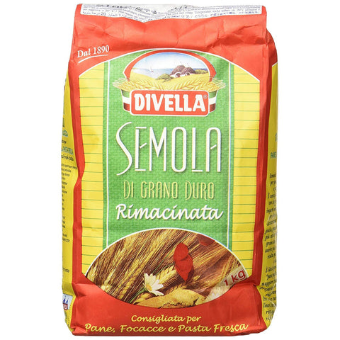 Divella Semola Di Grano Duro Rimacinata Hartweizengries 8x1kg Original italienisch Pasta