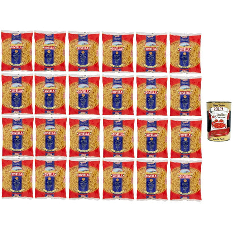 Divella Kurze Pasta Divella Pasta 100% Italienisch Pasta Mista 41 Nudeln aus Hartweizengrieß Kochen 7 Minuten 24x500 g italienisch Original + kostenlos polpa 400 g 8005121000412