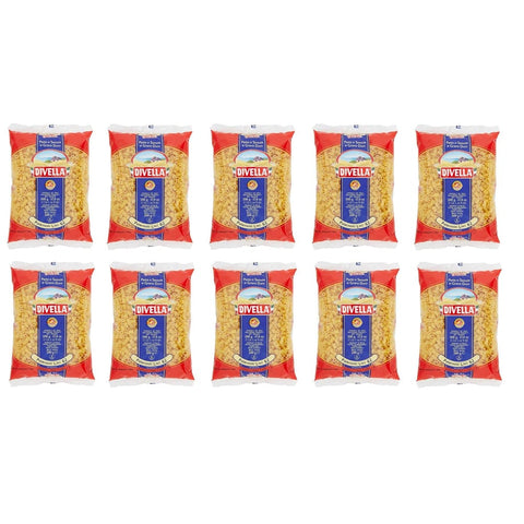 Divella Kurze Pasta Divella Pasta Divella 100% N° 62 Paternosti Lisci 10x 500 g italienisch Original 8005121000627