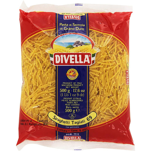 Divella Pasta Divella 100% Italienisch N°69 Spaghetti tagliati 500 g 10x italienisch Original