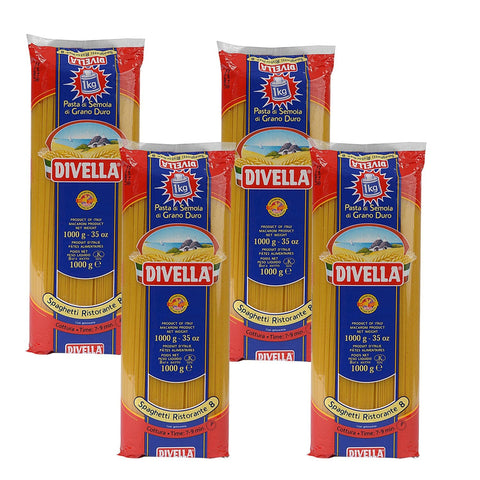 Divella N8 Spaghetti 1000 g 4x italienisch Original Pasta
