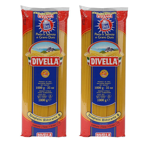 Divella Längliche Pasta Divella N8 Spaghetti 1000g 2 x Original italienisch 5404015614385