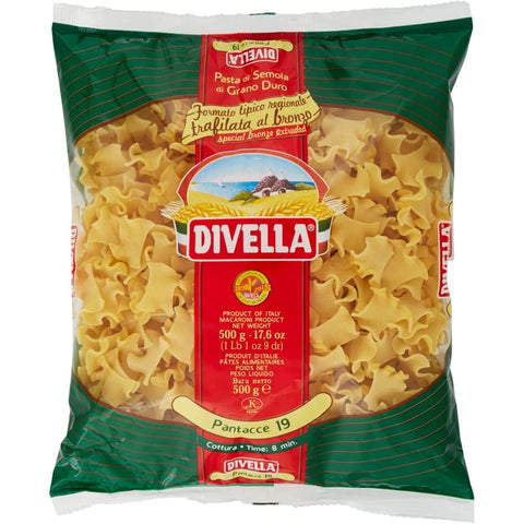 Divella Nudeln & Pasta Divella Pasta Divella 100% N° 19 Pantacce 10x 500 gr italienisch Original 8005121000191