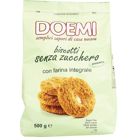 Doemi Kekse Doemi Biscotti Kekse mit Vollkornmehl ohne Zuckerzusatz biskuits kuchen 6x 500 g italienisch Original 8001122004107
