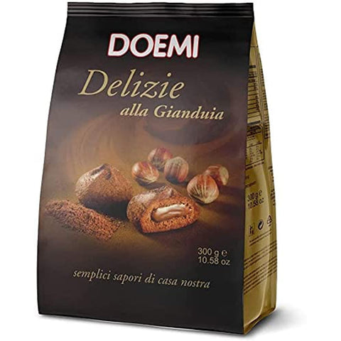 Doemi Kekse Doemi Delizia Gianduia Kekse gefüllt mit Gianduia-Creme biskuits kuchen 300 g 6x italienisch Original 8001122006019