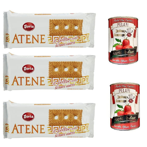 Doria Atene Butterkeks Kuchen kekse biscuits cookies 3x500g Original italienisch