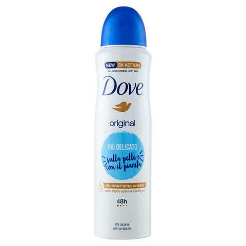 DOVE Deo Deo DOVE Deo Spray original 150 ml 6x italienisch Original Deodorant 8413300605868