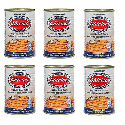 Chirico Grano cotto per Pastiera Napoletana gekochte Weizenkörner Italien 6x400g Original italienisch Zutat