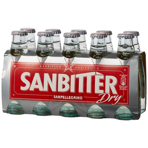 Ebaney Sanbittèr weiss dry . - Sanpellegrino Aperitif Sanbitter 10x100 ml italienisch Original
