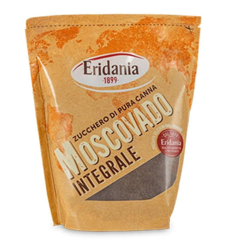 Eridania Süßstoffe Eridania Zucchero di Canna Integrale Bio-Vollkorn Rohrzucker Süßstoff 500g Original italienisch 8000121917104