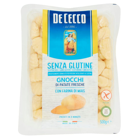 F.lli De Cecco Kurze Pasta F.lli De Cecco De Cecco Senza Glutine - Gnocchi Di Patate Fresche 500 g italienisch Original Pasta 8001250013859