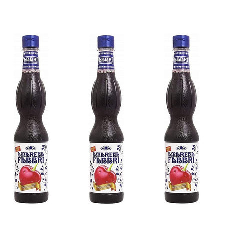 Fabbri 1905 Sirupe Fabbri 1905 Fabbri Scirippo all' Amarena 'Amarenasirup' softdrinks 100% 3x 560 ml italienisch Original 8001780150130