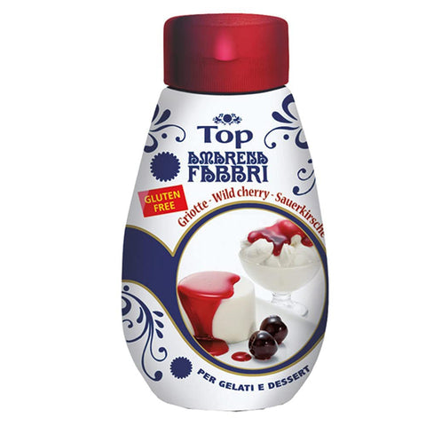 Fabbri Amarena Mini Topping Schwarzkirsche 225 g italienisch Original Dessertsauce