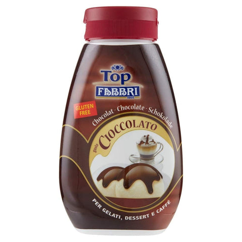 Fabbri Dessertsaucen Fabbri Topping sauce Cioccolato Schokolade für Eis Desserts und Kaffee Gluten-frei gebrauchsfertige Sauce 225 g 6x italienisch Original Pastasauce 80644071
