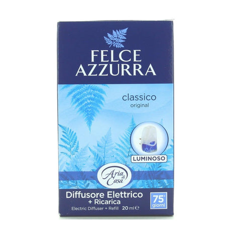 Felce Azzurra Fest & Flüssig Felce Azzurra Aria Casa Felce Base Classico Elektrischer Raumdiffusor 12x italienisch Original 8001280000386
