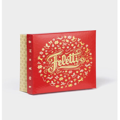 Feletti Praline Feletti CHRISTMAS DREAM DELUXE BOX Pralinen aus extra dunkler Schokolade gefüllt mit Haselnusscreme (49%). 250 g italienisch Original 8000698464391