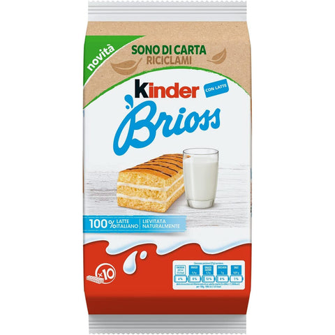 Ferrero Kinder Brioss Kuchen mit Milch classic brioche kekse 120x Original italienisch