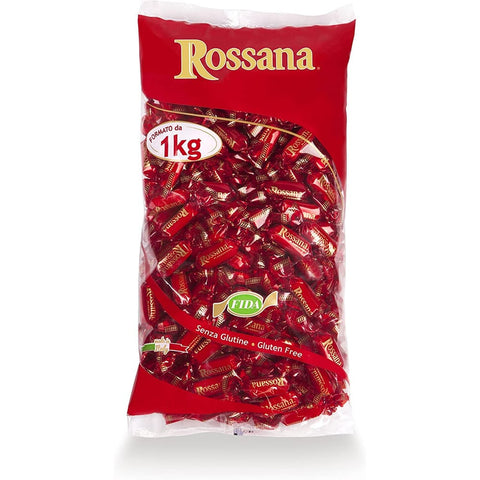 Fida Frucht- & Kräuterbonbons Fida Süßigkeiten Rossana mit creme Geschmack italien Bonbon Lollies 1000g Original italienisch 8000300053760