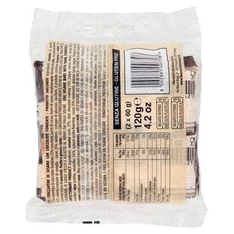 Fiorentini Flips Fiorentini Croccantini di Sesamo con Cioccolato Sesam Crunchies mit Schokolade 10x 120gr italienisch Original 8002885007398