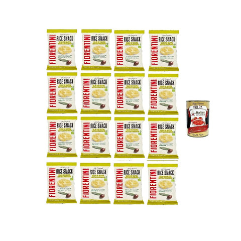 Fiorentini Flips Fiorentini gli Originali Rice Snack Olio di Oliva Extravergine the Rice Snack Natives Olivenöl Extra 16x40 g italienisch Original 8032804040014