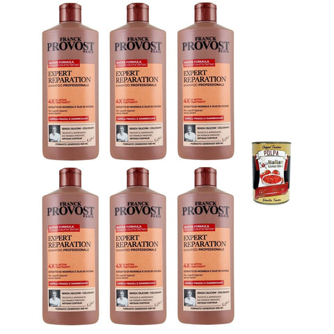 Franck Provost Shampoo & Conditioner Sets Franck Provost Expert Reparation Professionelles Shampoo 6x 500 ml italienisch Original 3600551135564
