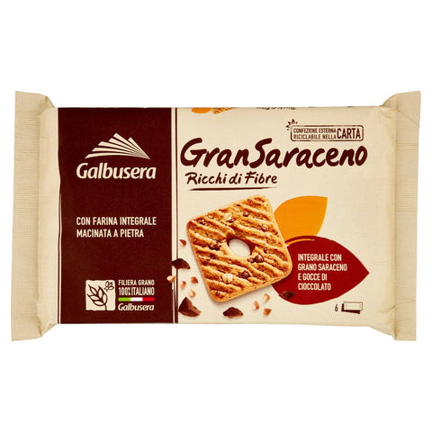 Galbusera grano saraceno integrale Vollkorn kekse Buchweizen 260 g kuchen italienisch Original