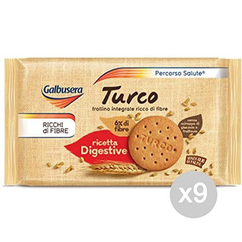Galbusera Kekse Galbusera Set 9 Kekse Türkisch GR.400 Für Frühstück und Snack italienisch Original 8058615160819