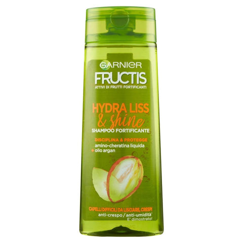 Garnier Shampoos Garnier Fructis Hydra Liss Shampoo für schwer zu glätten 250 ml italienisch Original 3600541251441
