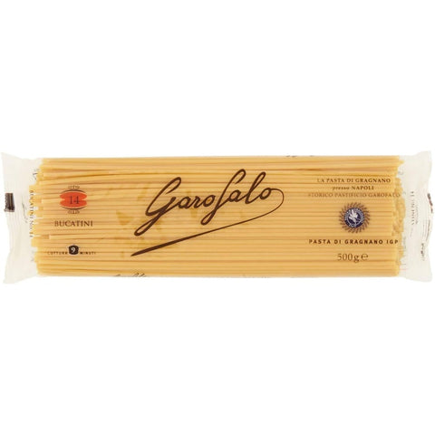 Garofalo Längliche Pasta Garofalo Pasta di Gragnano IGP Bucatini N° 14 Hartweizengrieß Pasta 100% Neapolitanische Pasta Längliche Pasta Packung mit 500 g 5x italienisch Original 8000139004209