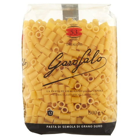 Garofalo Nudeln & Pasta Garofalo Ditaloni N. 53 Neapolitanische Hartweizengrieß Packung mit 500 g Pasta IGP Nudeln & Pasta italienisch Original 8000139000539