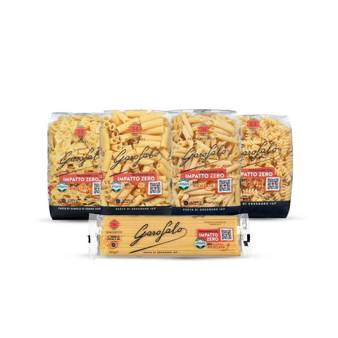 Garofalo Nudeln & Pasta Garofalo TESTPAKET Pasta (5x500 g) 5 Arten von Nudeln (Elicoidali -Penne ziti rigati -Fusilli -Spaghetti -Farfalle) italienisch Original + kostenlos polpa 400 g 8000139933714