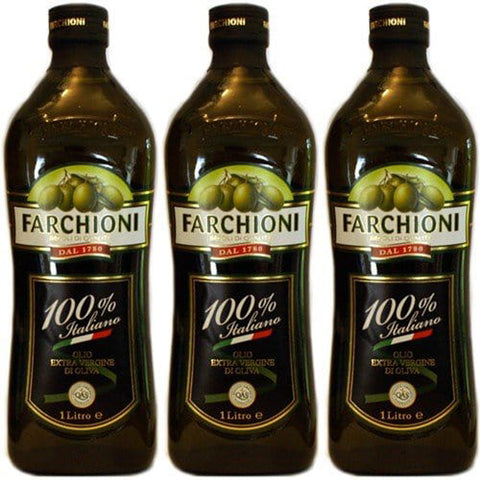 Farchioni Olivenöl Extra Vergine 100% Italiano 3x1000ml Original italienisch Feinkost