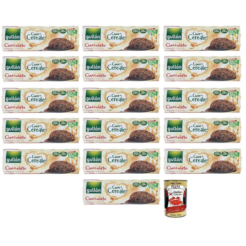 Gullon Cuor di Cereale Cioccolato Kekse,Vollkornkekse mit Schokolade und Haferflocken,Packung mit 280 g italienisch Original