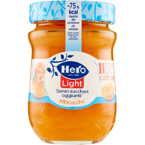 Hero Light Albicocche Konfitüre Leichte Brotaufstriche Aprikosen Italien 3x 280 g Original italienisch