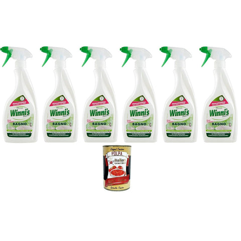 Winni's – Winni's – Bagno Hypoallergenes desinfizierendes Badezimmer-Sprühwaschmittel geeignet für die empfindlichste Haut reinigende und reinigende Wirkung