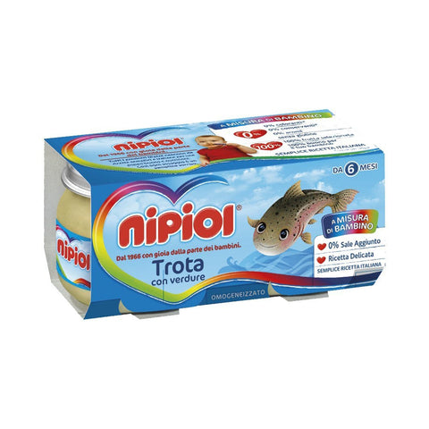 Nipiol Omog Trout 80g2 Aquarienfischfutter italienisch Original