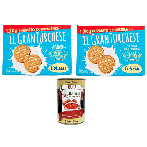 Colussi Granturchese Das Keks Convenience Format 2x1,2kg Original italienisch Gebäck