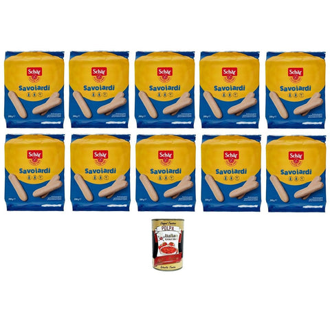 Schär Savoiardi Gluten Free,Glutenfreie Kekse Biscuits Cookie 10x 200 g Brot & Backwaren italienisch Original