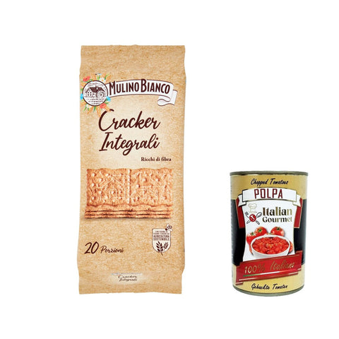 Mulino Bianco Crackers integrali 100% vollkorn Salzgebäck kekse 500 g gesalzen, reich an Ballaststoffen italienisch Original